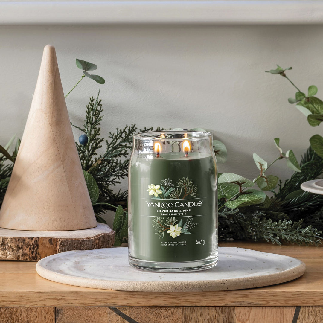 Silver Sage & Pine Signature Large Jar by Yankee Candle