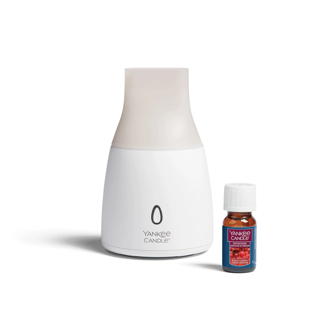 Ultrasonic Aroma Diffuser Starter Kit Black Cherry by Yankee Candle