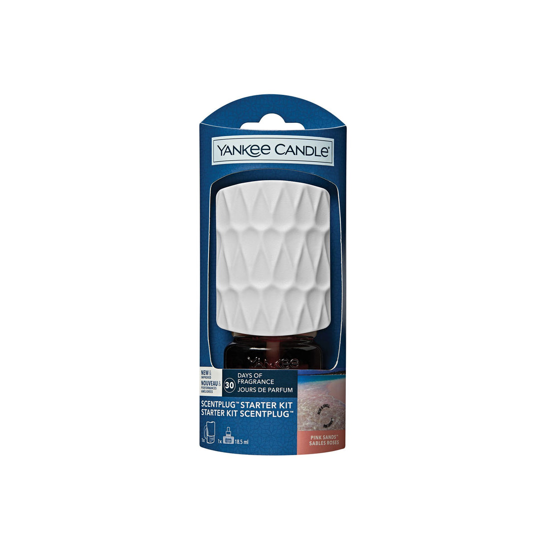 Pink Sands Organic Pattern Scent Plug Starter Kit by Yankee Candle