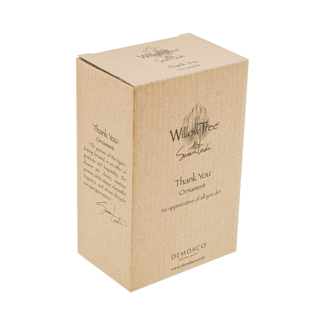 Thank You Ornament by Willow Tree