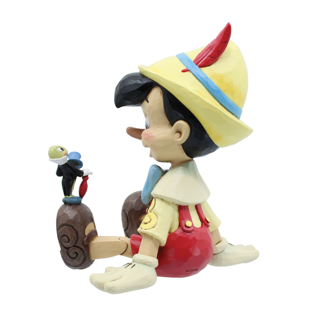 Wishful and Wise (Pinocchio and Jiminy Sitting) Disney Traditions by Jim Shore