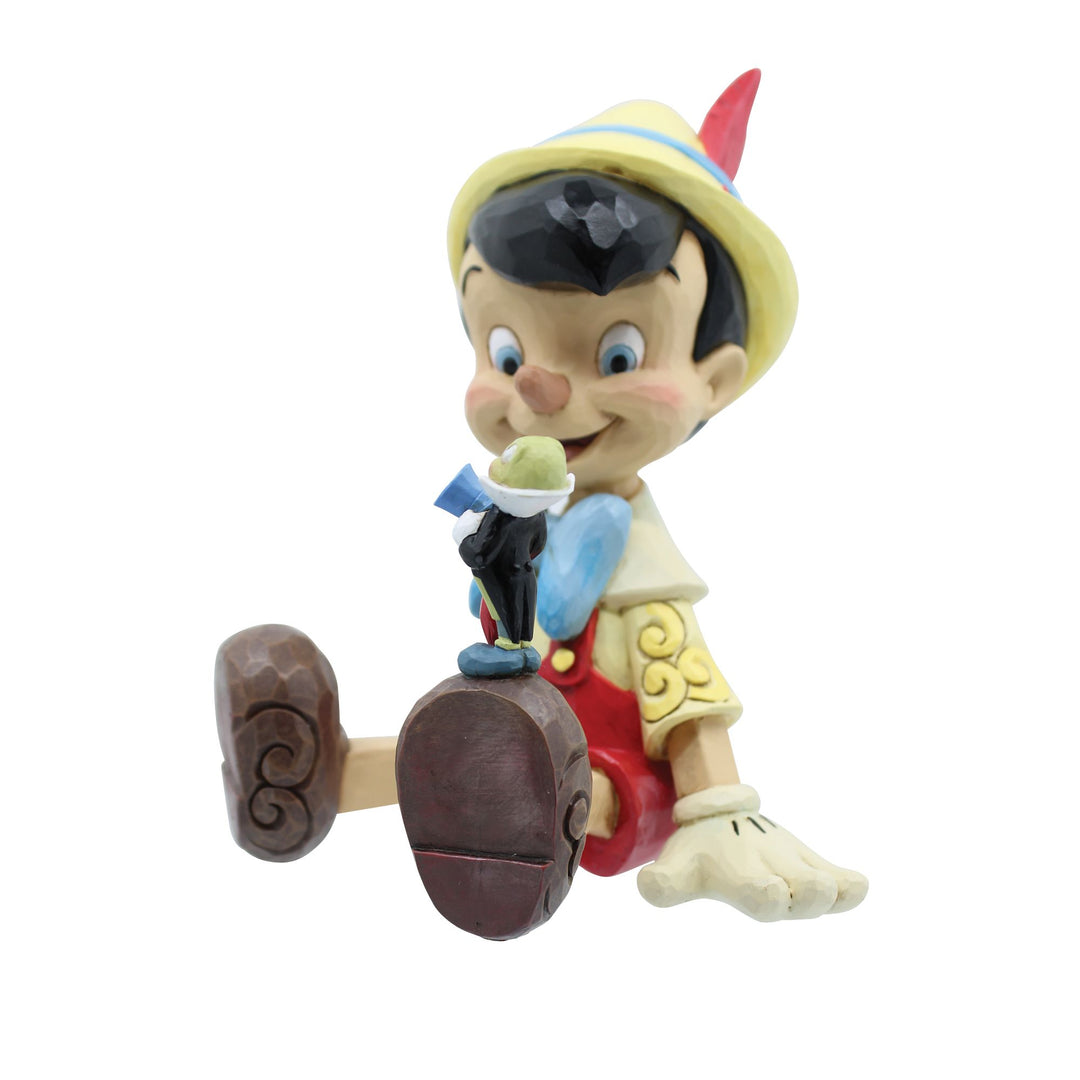 Wishful and Wise (Pinocchio and Jiminy Sitting) Disney Traditions by Jim Shore