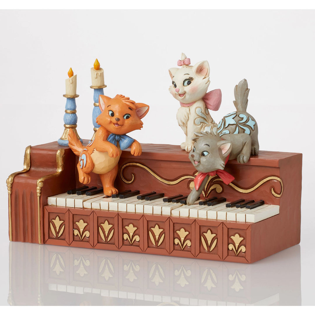 Paws at Play (Aristocats Kittens on Piano Figurine) - Disney Traditions by Jim Shore