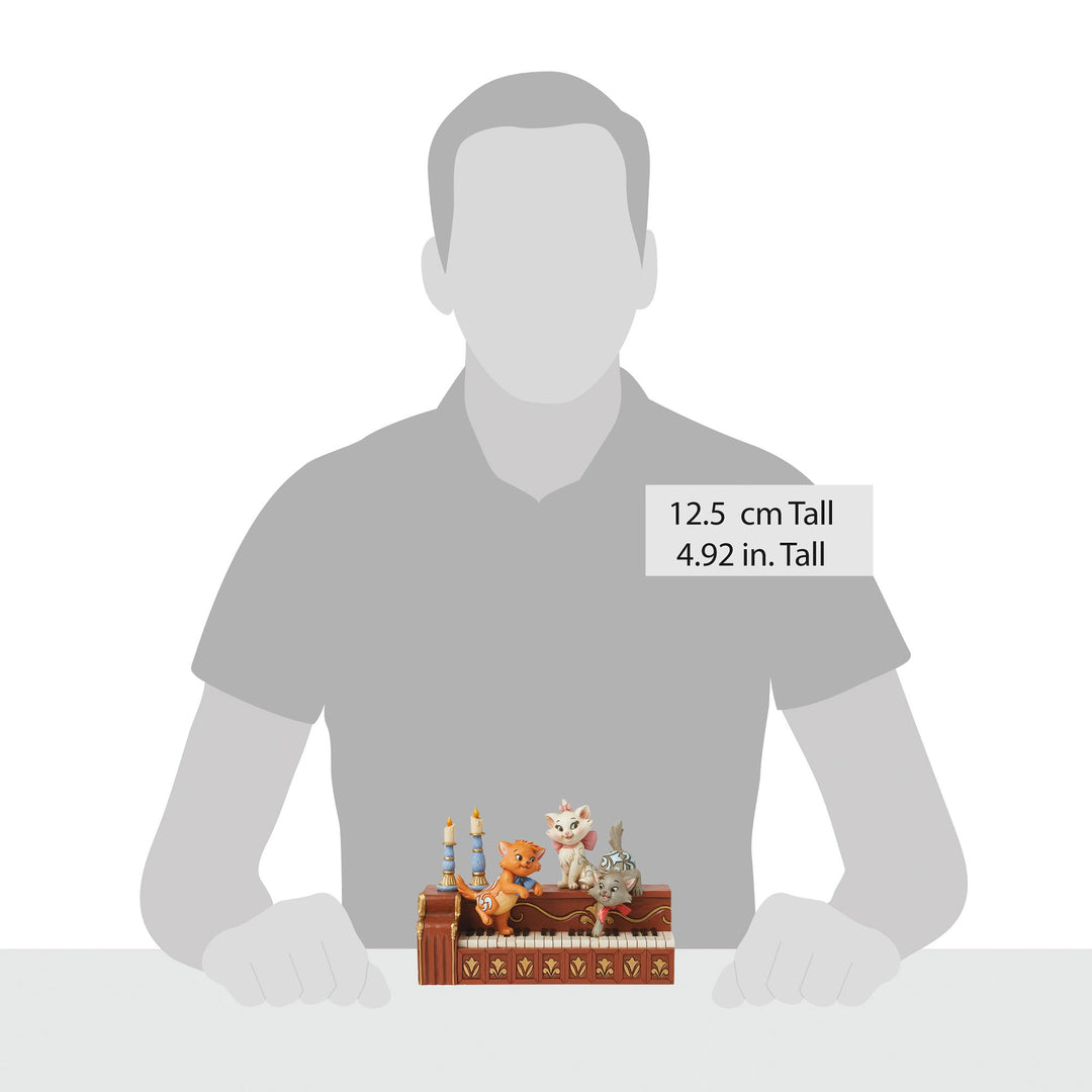 Paws at Play (Aristocats Kittens on Piano Figurine) - Disney Traditions by Jim Shore