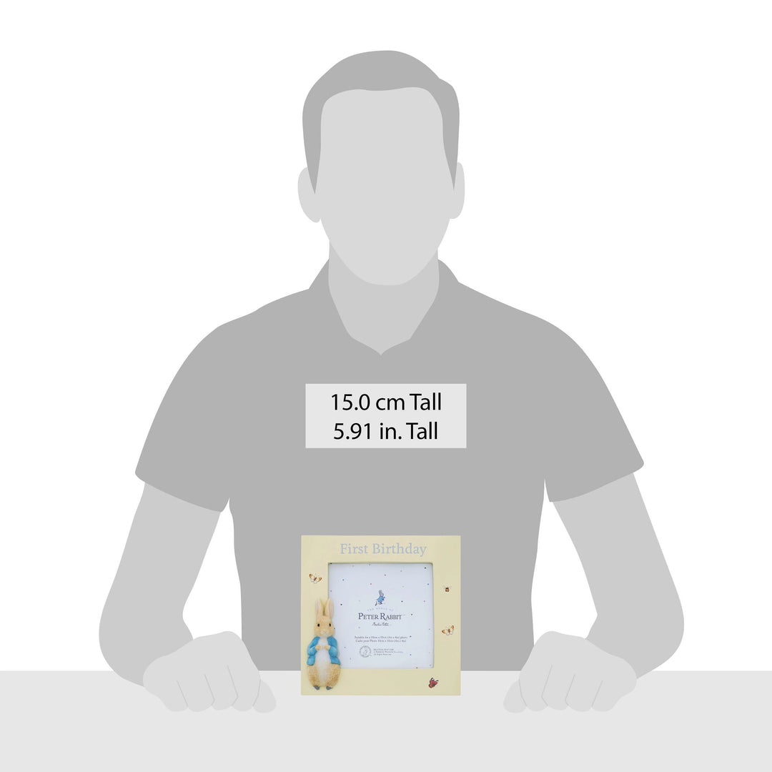 Peter Rabbit First Birthday Photo Frame by Beatrix Potter