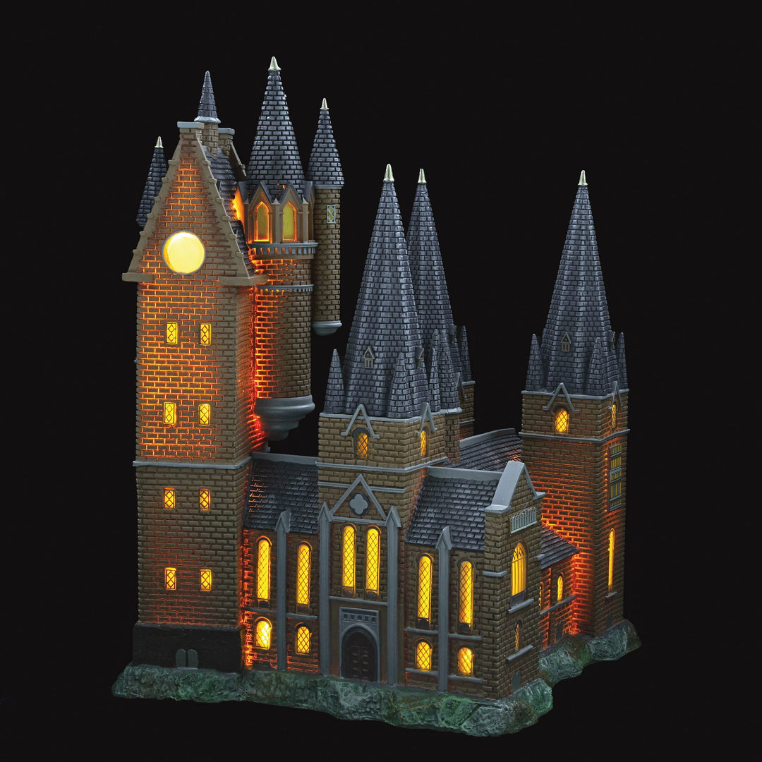 Hogwarts Astronomy Tower Illuminated Model Building- Harry Potter Village by D56 (EU Adaptor)