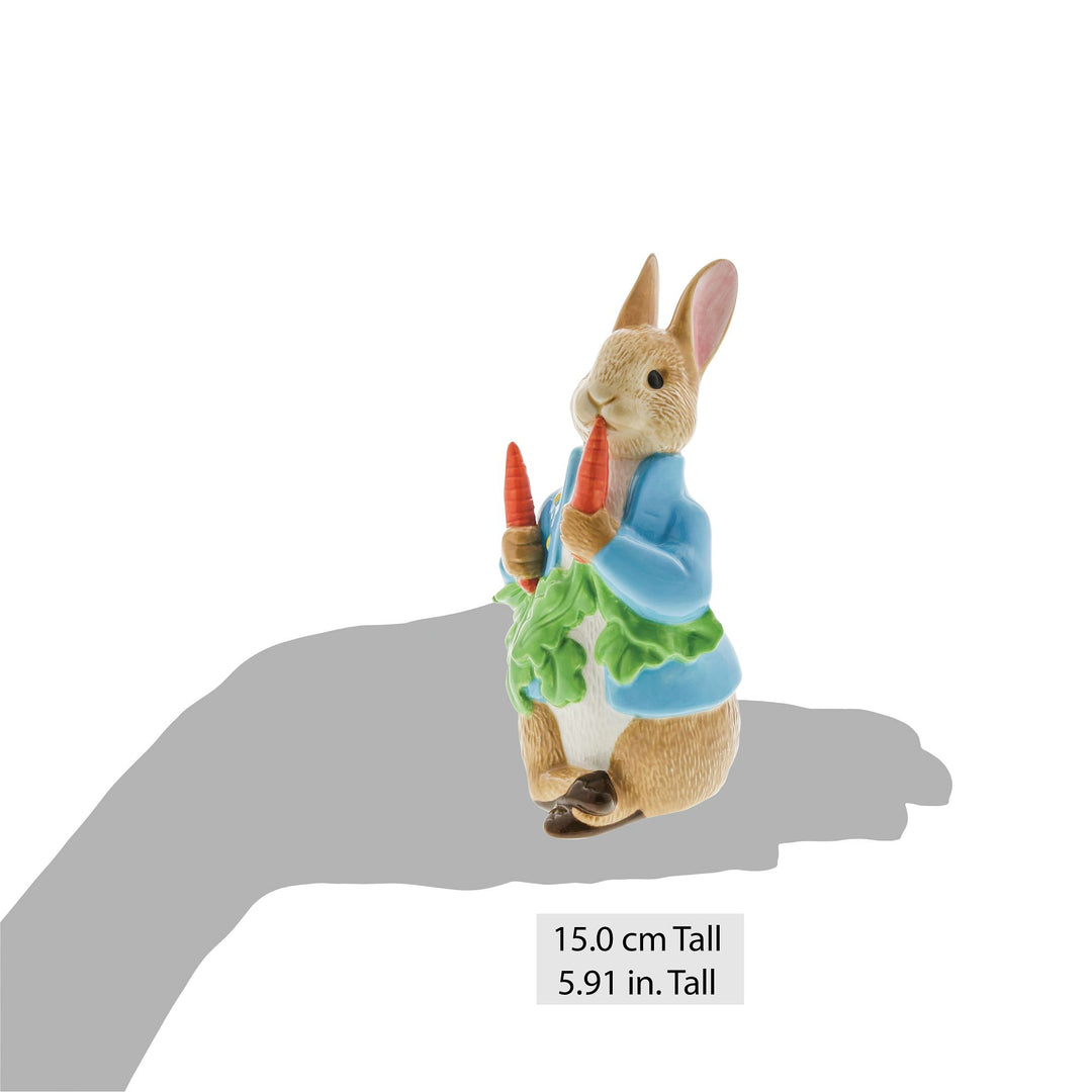 Peter Rabbit with Radishes Porcelain Figurine - Limited Edition