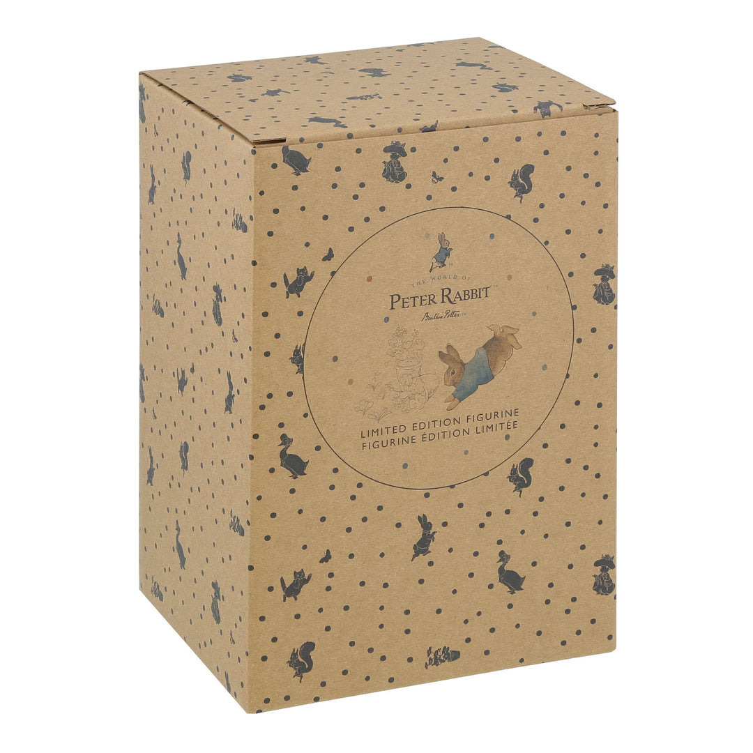 Peter Rabbit with Radishes Porcelain Figurine - Limited Edition