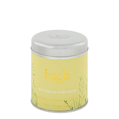 Buttercup And Bee Balm Tin Canlde by Herb Dublin - Enesco Gift Shop
