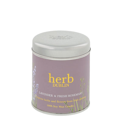 Lavender Tin Candle by Herb Dublin - Enesco Gift Shop