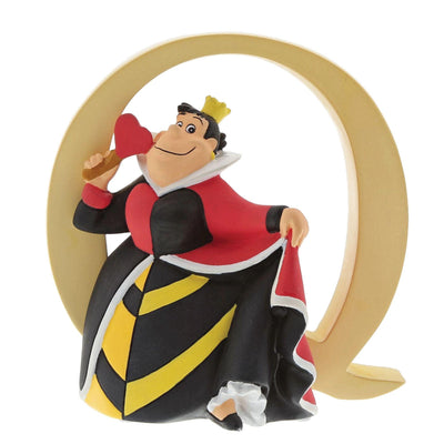 "Q" - Queen of Hearts Decorative Alphabet Letter by Enchanting Disney - Enesco Gift Shop