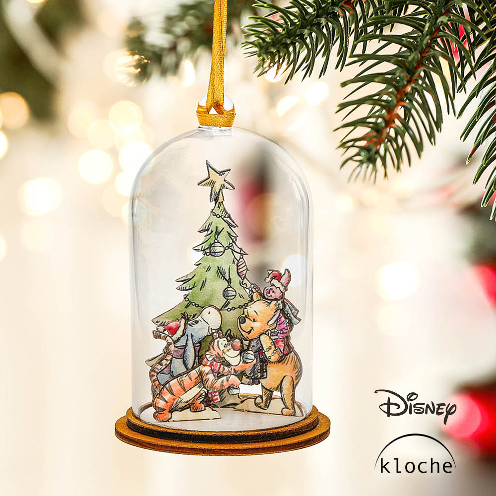 Altogether at Christmas Kloche (Winnie the Pooh Hanging Ornament)