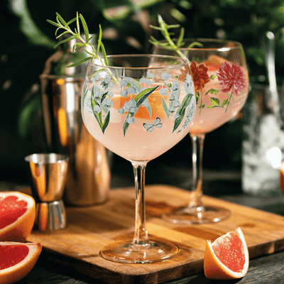 Gorgeous new gin glasses – just in time for spring!