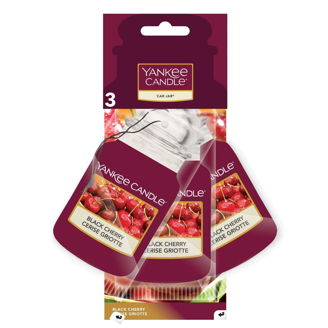 Black Cherry Original Car Jar 3 Pack by Yankee Candle - Enesco Gift Shop