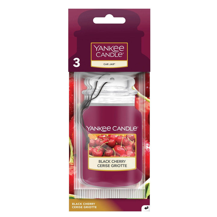 Black Cherry Original Car Jar 3 Pack by Yankee Candle - Enesco Gift Shop