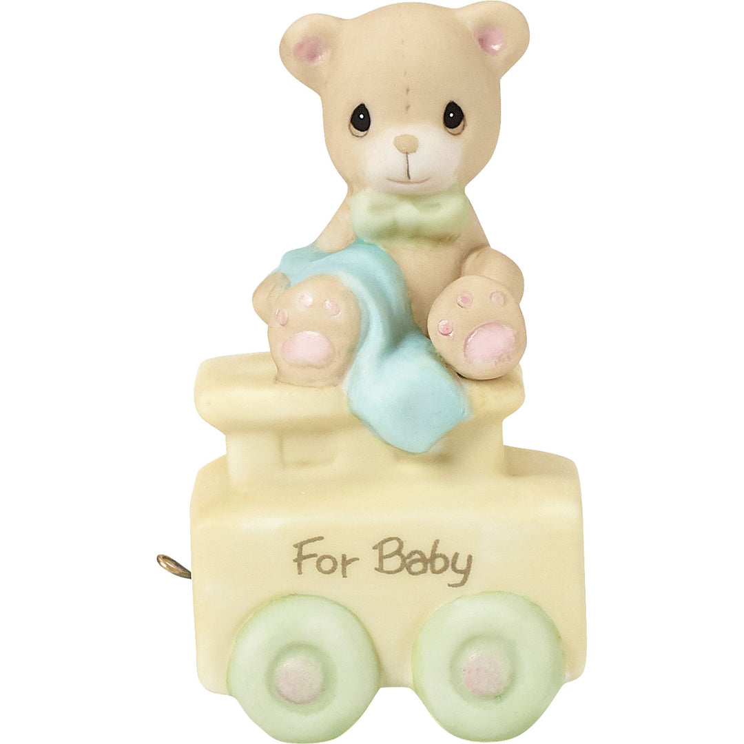 Birthday Train New Baby Figurine by Precious Moments "May Your Birthday Be Warm"