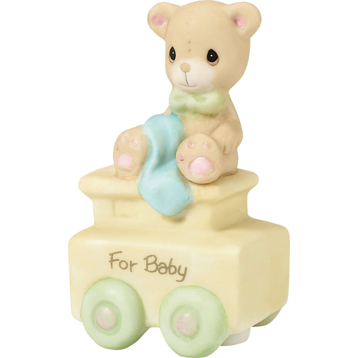 Birthday Train New Baby Figurine by Precious Moments "May Your Birthday Be Warm"