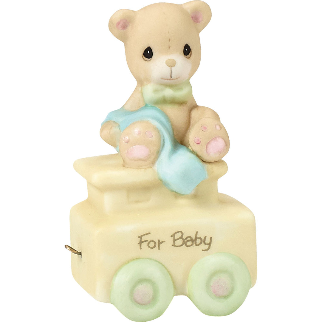 Birthday Train New Baby Figurine by Precious Moments "May Your Birthday Be Warm"