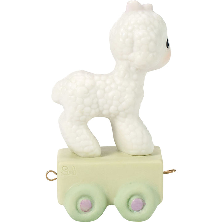 Birthday Train Age 1 Figurine by Precious Moments - "Happy Birthday Little Lamb"