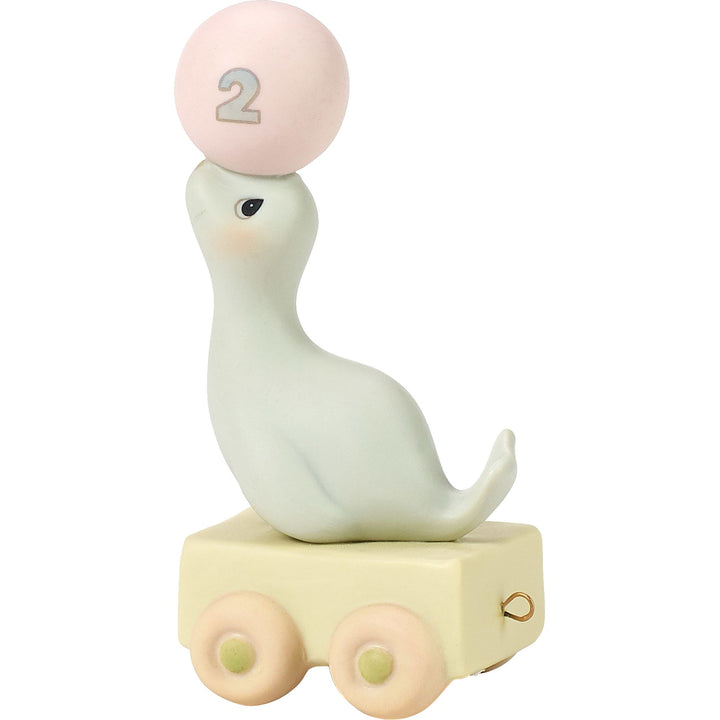 Birthday Train Age 2 Figurine by Precious Moments "God Bless You On Your Birth"