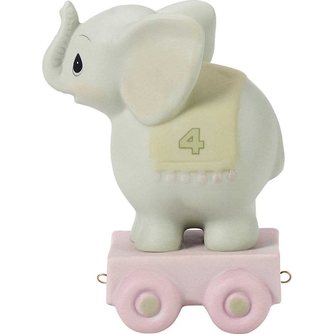 Birthday Train Age 4 Figurine - Precious Moments "May Your Birthday Be Gigantic"