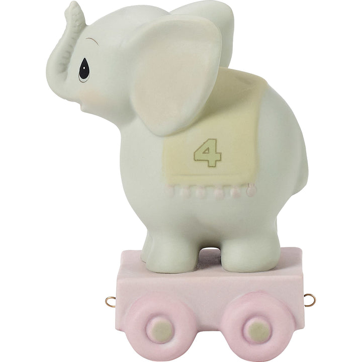 Birthday Train Age 4 Figurine - Precious Moments "May Your Birthday Be Gigantic"