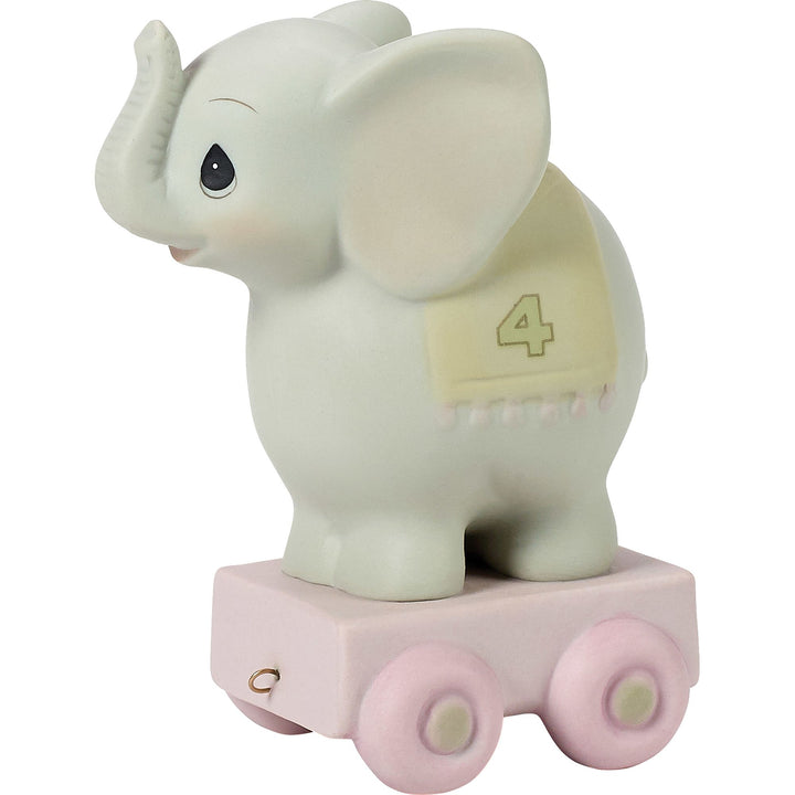 Birthday Train Age 4 Figurine - Precious Moments "May Your Birthday Be Gigantic"
