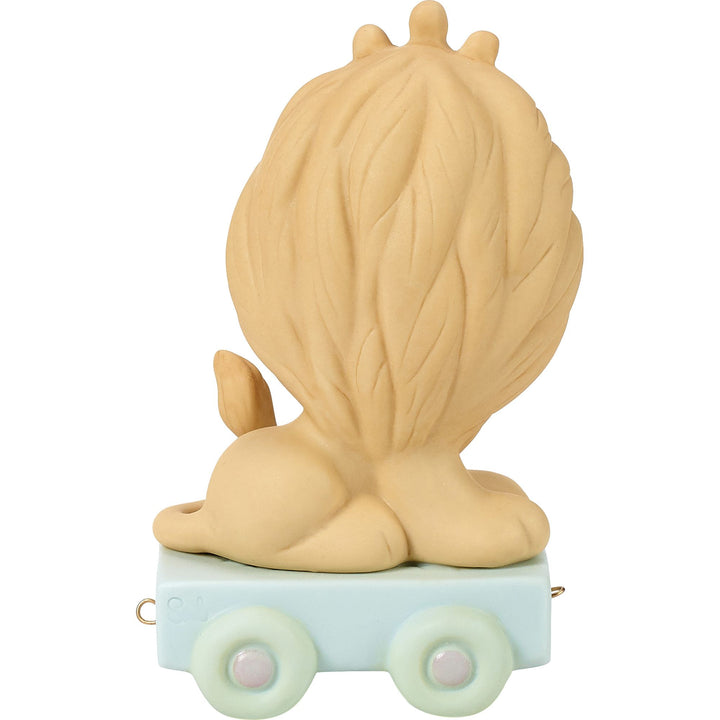 Birthday Train Age 5 Figurine by Precious Moments - "This Day Is Something To Ro r About"