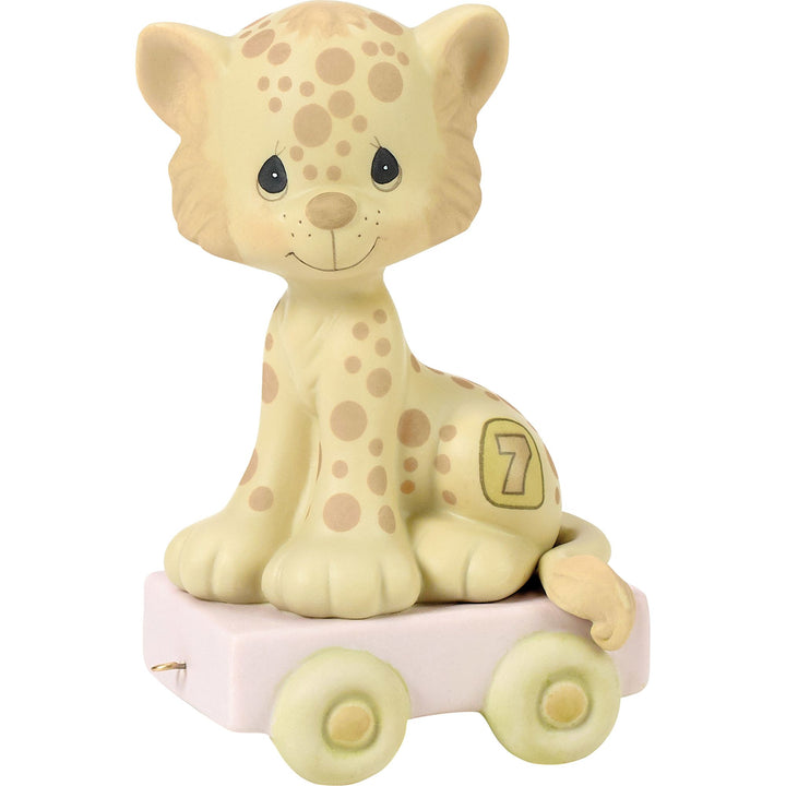 Birthday Train Age 7 Figurine by Precious Moments - "Wishing You Grr-eatness"