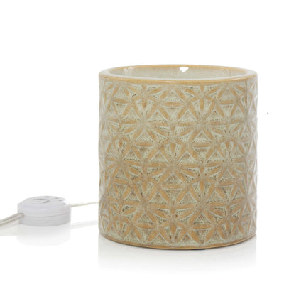 Scenterpiece Melt Cup Warmer Belmont Lattice by Yankee Candle - Enesco Gift Shop