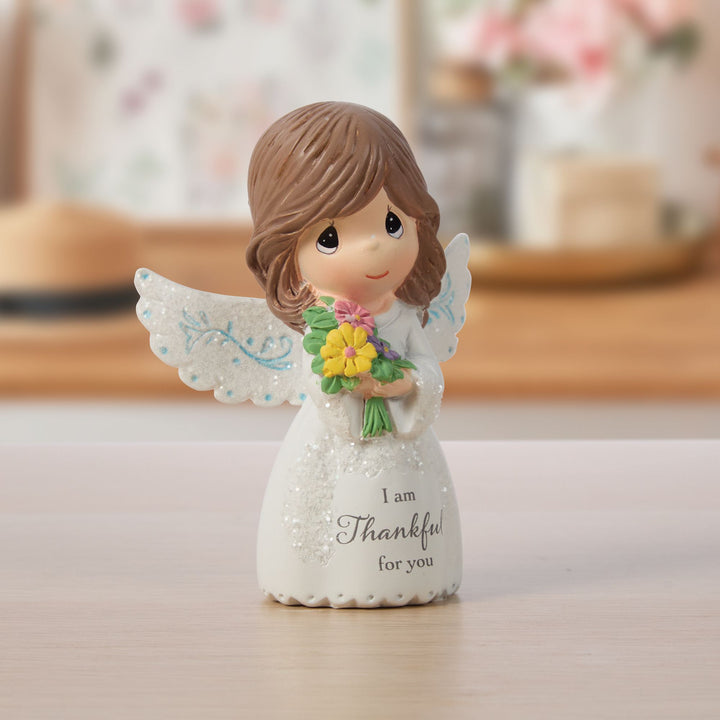 Mini Angel Holding Flowers Figurine by Precious Moments