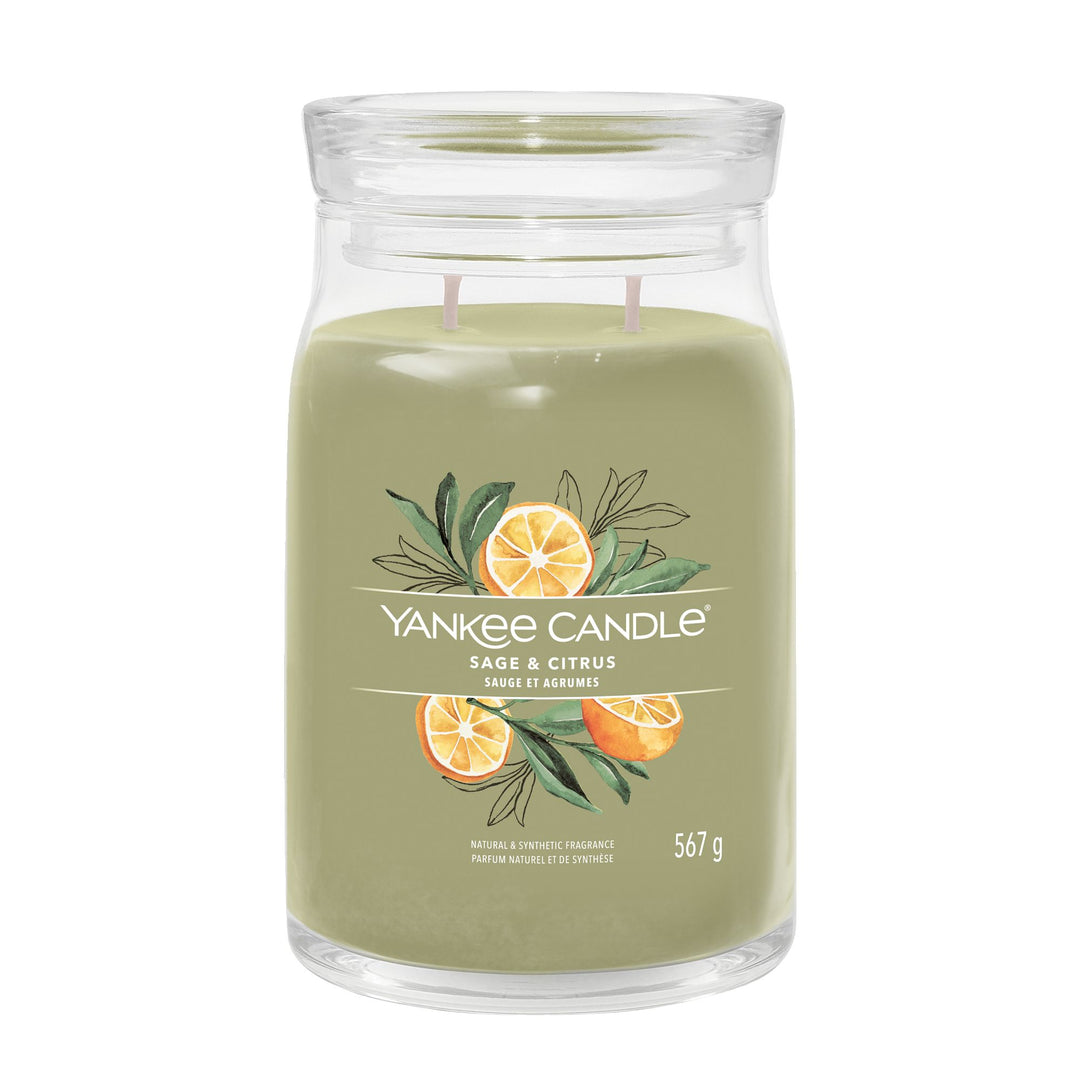 Sage & Citrus Signature Large Jar Yankee Candle