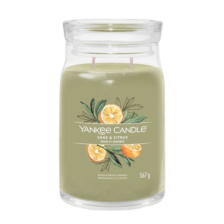 Sage & Citrus Signature Large Jar Yankee Candle