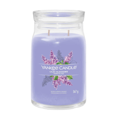 Lilac Blossoms Signature Large Jar Yankee Candle - Enesco Gift Shop