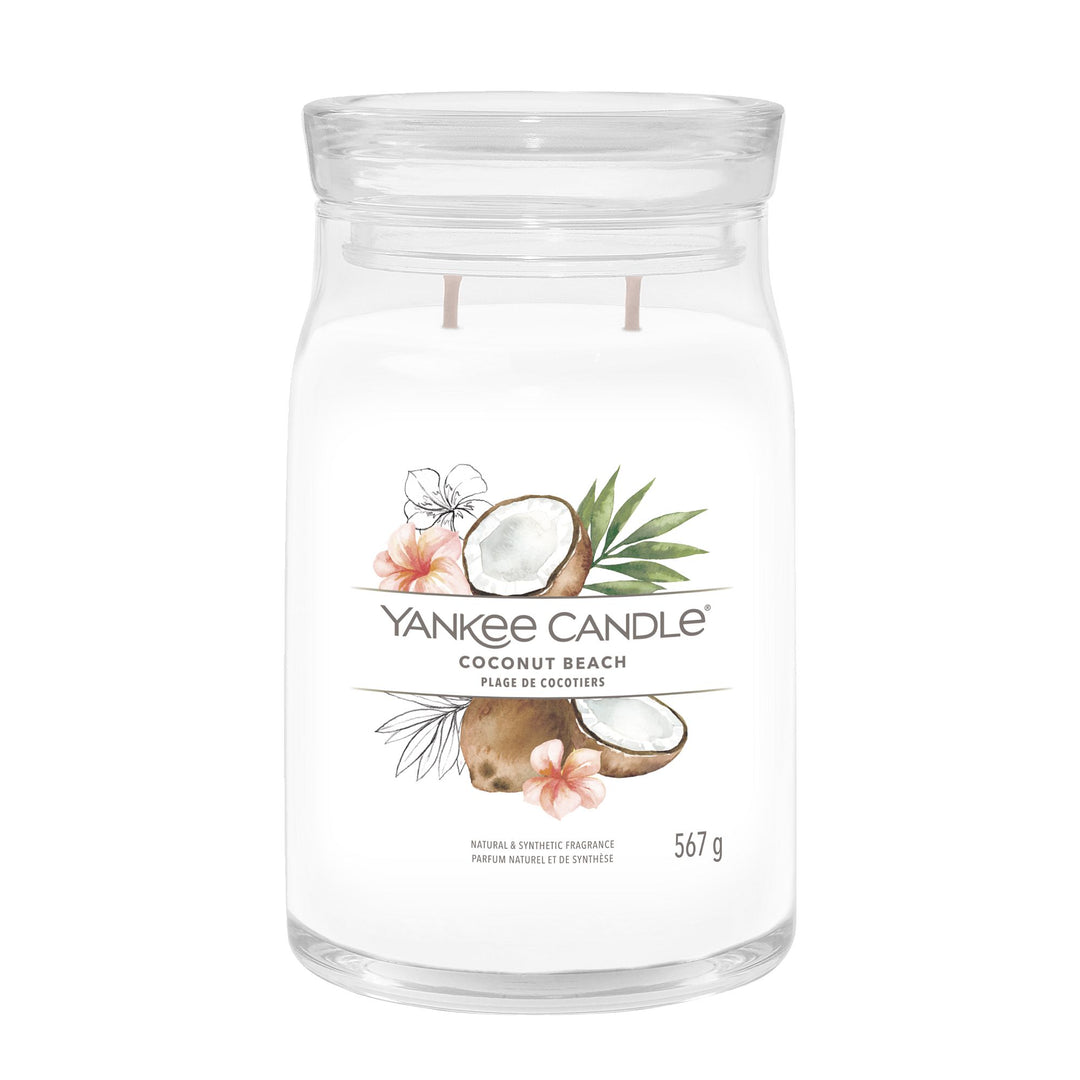 Coconut Beach Signature Large Jar Yankee Candle