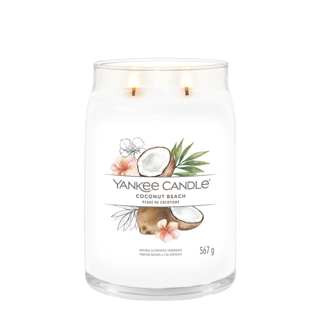 Coconut Beach Signature Large Jar Yankee Candle