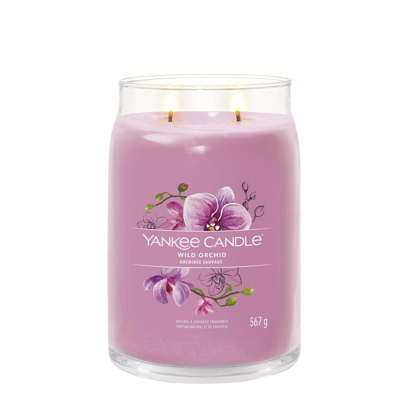 Wild Orchid Signature Large Jar Yankee Candle - Enesco Gift Shop