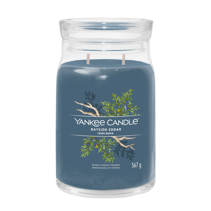 Bayside Cedar Signature Large Jar Yankee Candle