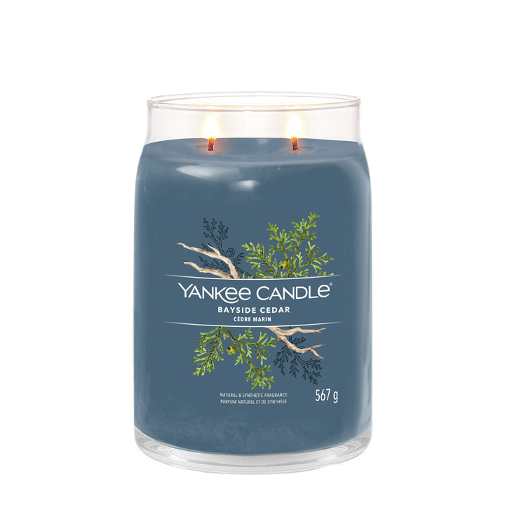 Bayside Cedar Signature Large Jar Yankee Candle