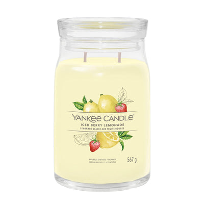 Iced Berry Lemonade Signature Large Jar Yankee Candle - Enesco Gift Shop