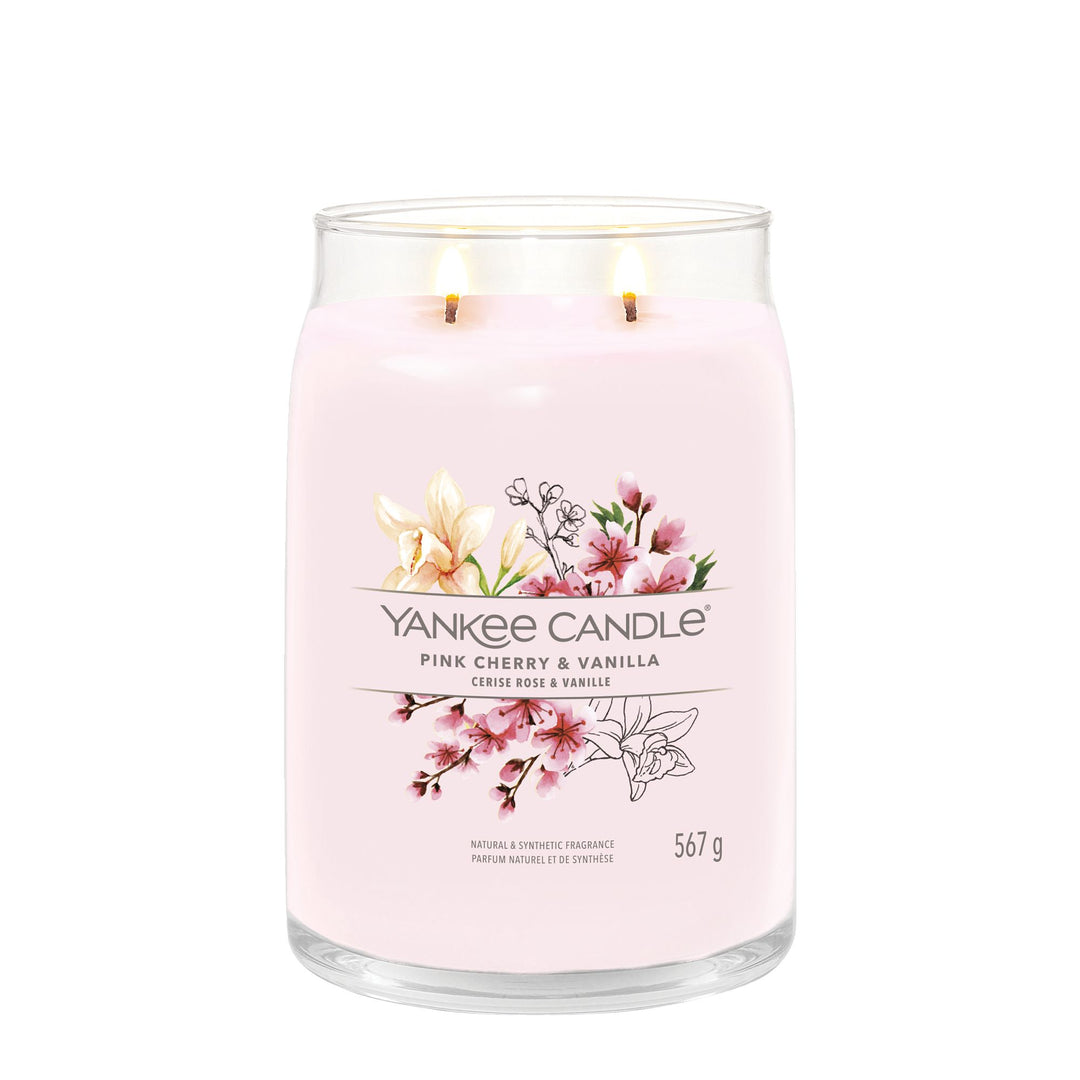 Pink Cherry & Vanilla Large Jar Yankee Candle