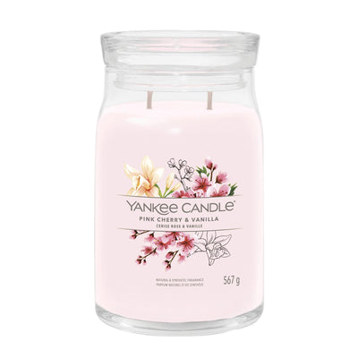 Pink Cherry & Vanilla Large Jar Yankee Candle - Enesco Gift Shop