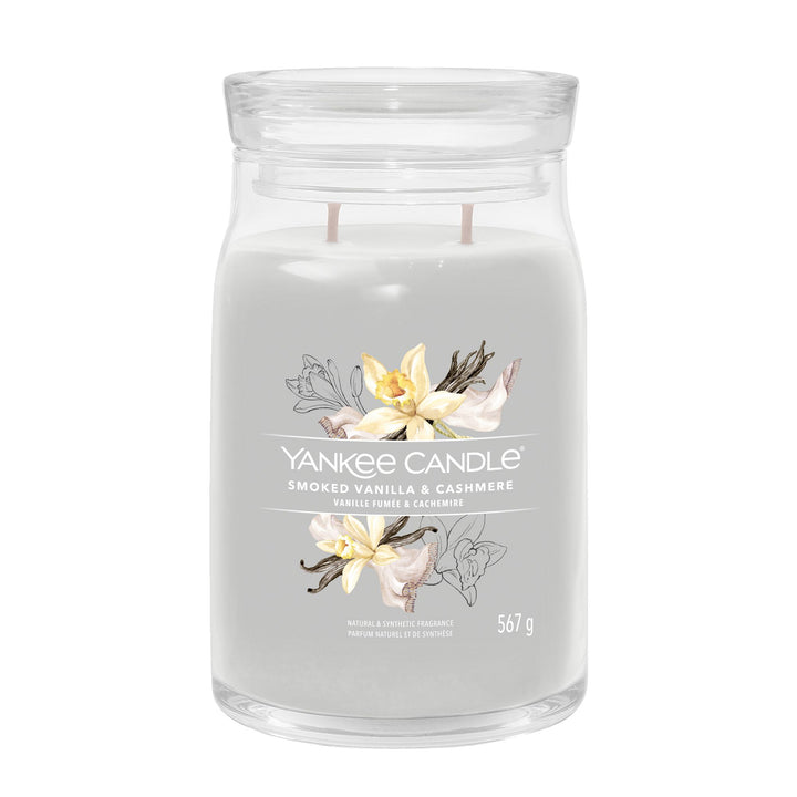 Smoked Vanilla & Cashmere Signature Large Jar Yankee Candle