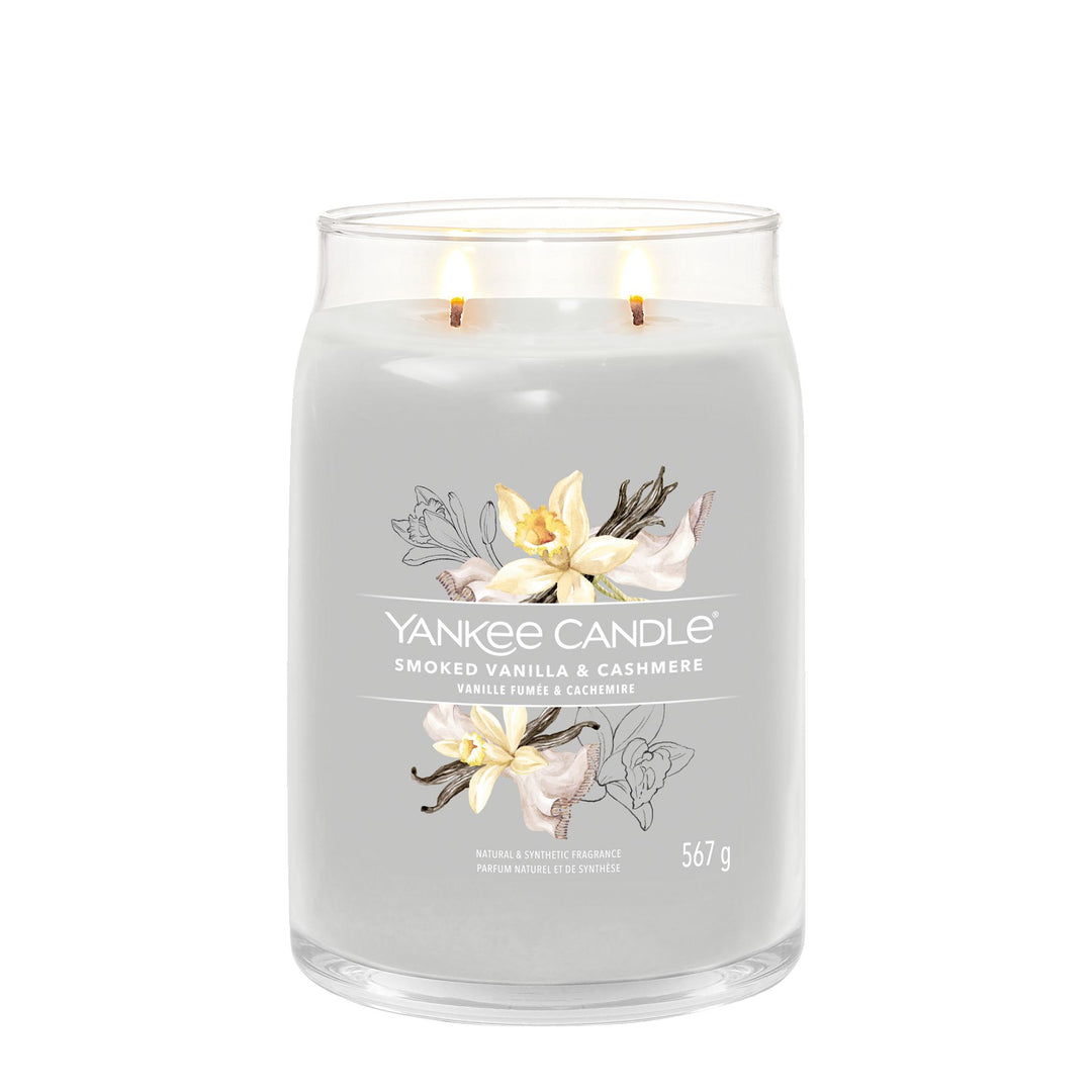 Smoked Vanilla & Cashmere Signature Large Jar Yankee Candle