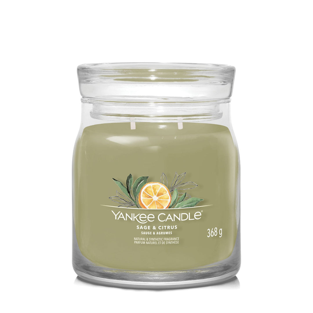 Sage & Citrus Signature Medium Jar Yankee Candle