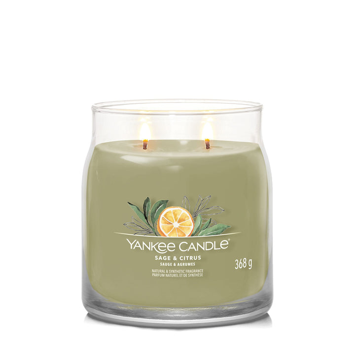 Sage & Citrus Signature Medium Jar Yankee Candle