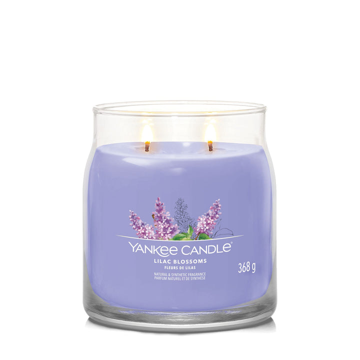 Lilac Blossoms Signature Medium Jar Yankee Candle