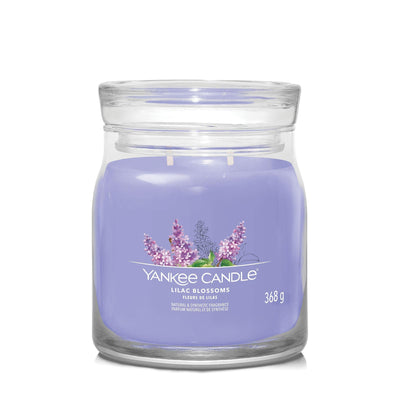 Lilac Blossoms Signature Medium Jar Yankee Candle - Enesco Gift Shop