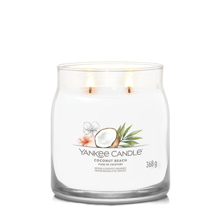 Coconut Beach Signature Medium Jar Yankee Candle