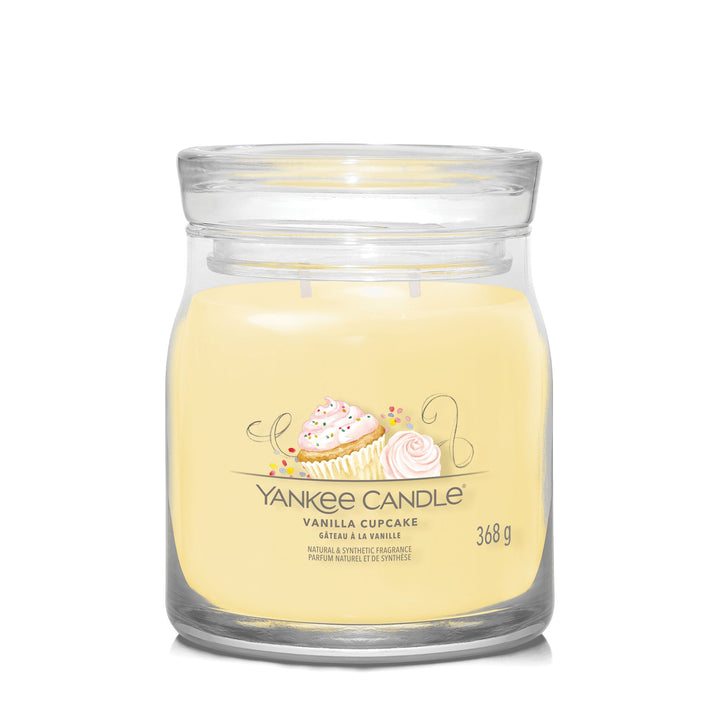 Vanilla Cupcake Signature Medium Jar Yankee Candle